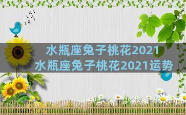 水瓶座兔子桃花2021 水瓶座兔子桃花2021运势